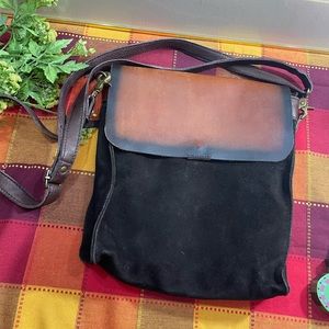 Amsterdam Heritage Leather suede Crossbody bag